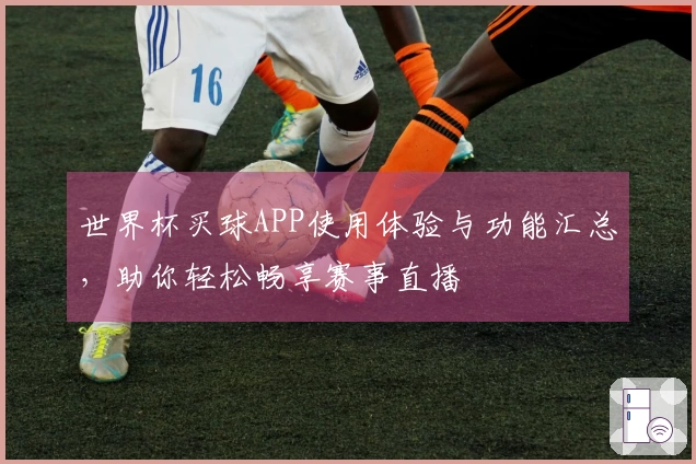 世界杯买球APP使用体验与功能汇总，助你轻松畅享赛事直播